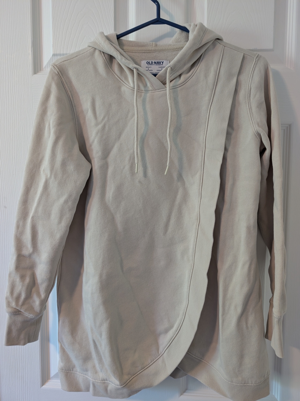 Old Navy Maternity And Nursing Hooded Pullover Sweater in Light Tan